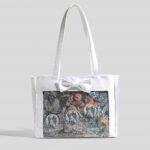Black Ita Bag Kawaii Anime Bowknot Tote