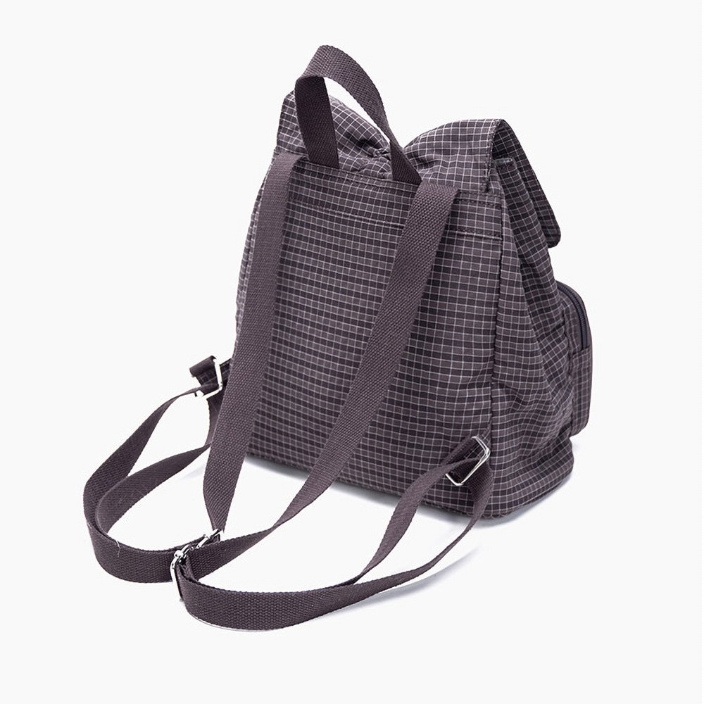 Cute Drawstring Ita Bag Backpack Dual Clear Pockets