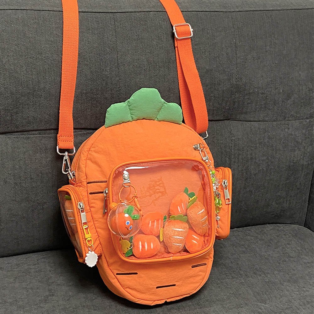 Ita Bag Backpack Cute Carrot Clear Display Bag