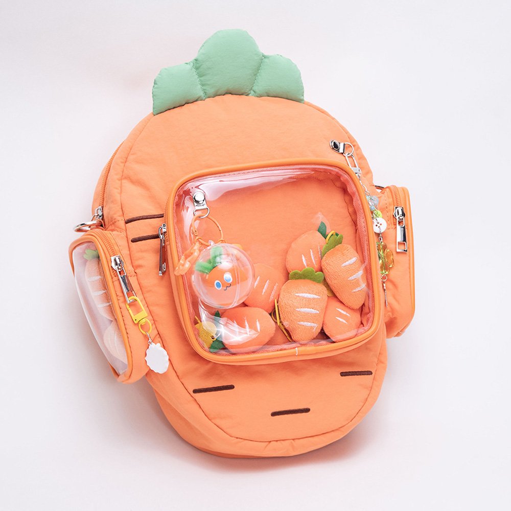 Ita Bag Backpack Cute Carrot Clear Display Bag