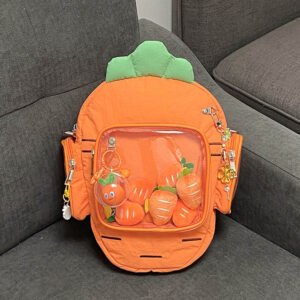 Ita Bag Backpack Cute Carrot Clear Display Bag