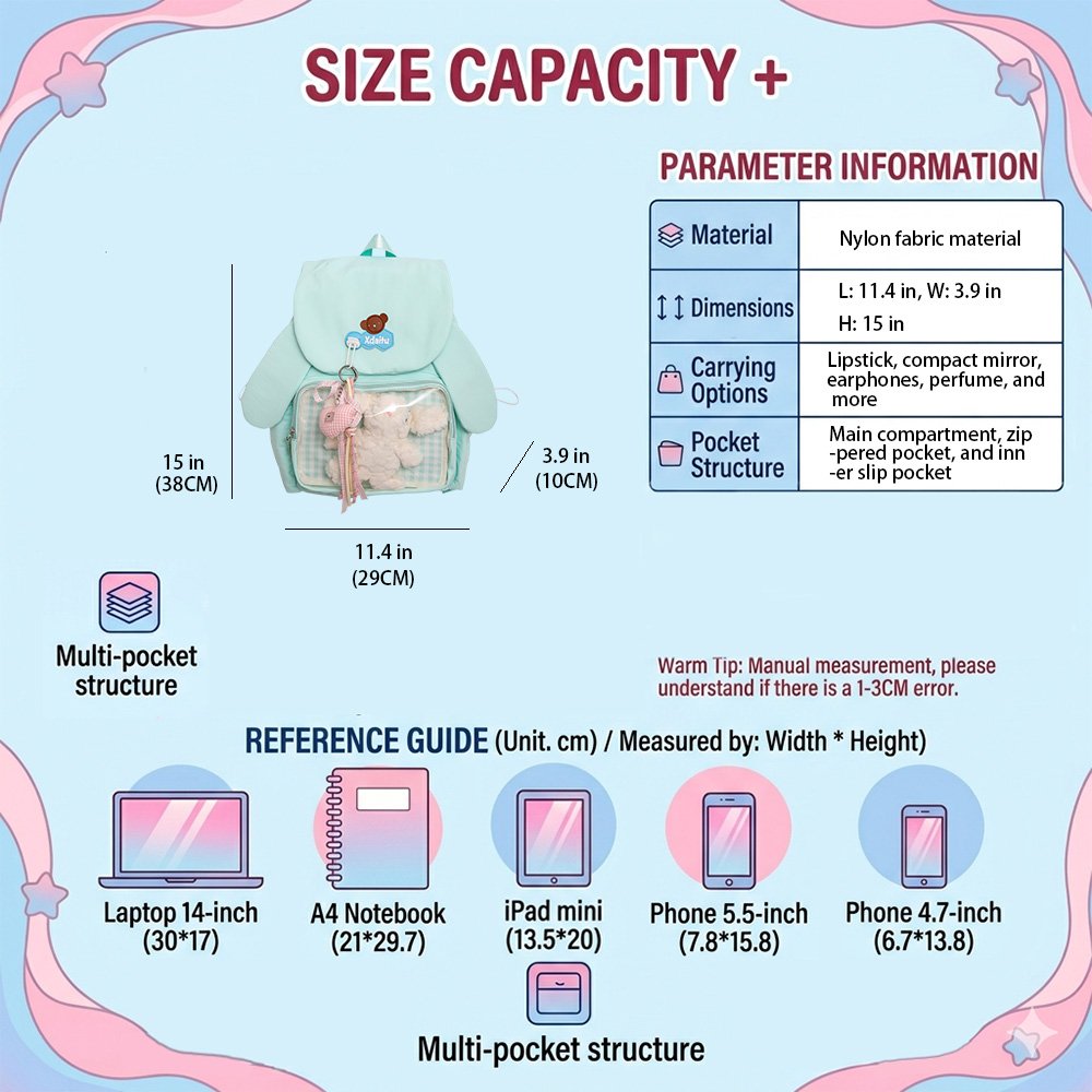 Ita Bag Backpack: Sweet Macaron itabag