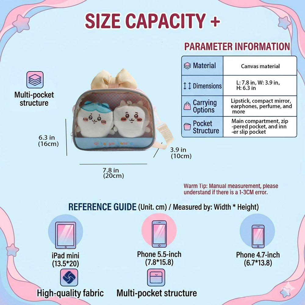 Ita Bag Crossbody Bag with Cute Bowknot