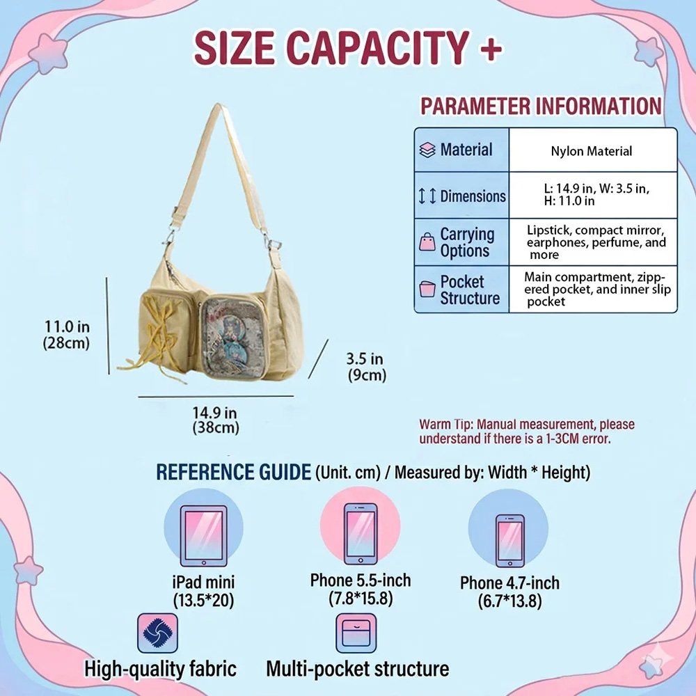 Green Ita Bag Crossbody Bow Messenger Bag DIY