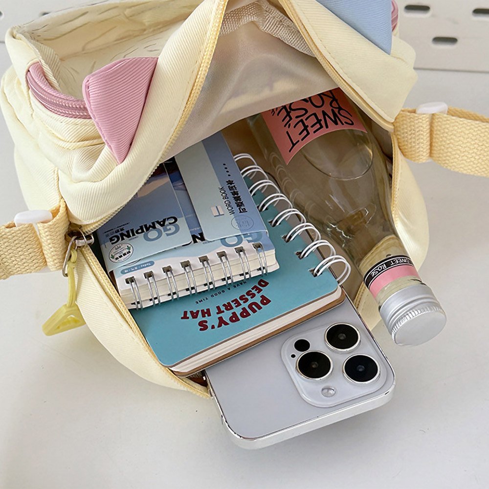 Ita Bag Crossbody Cat Ear Contrast Color