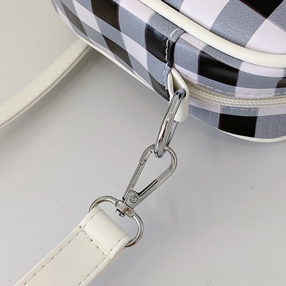Ita Bag Crossbody Checkered Boston Tote