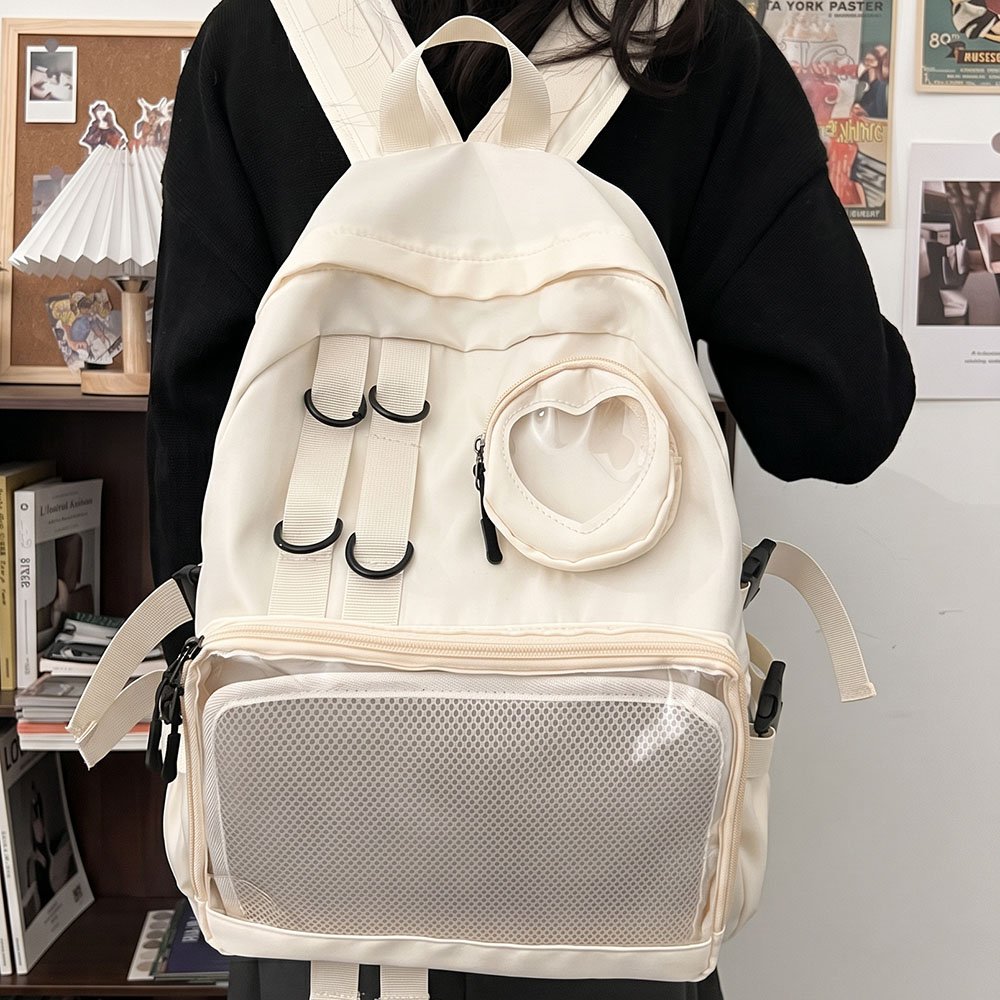 Ita Bag Japan Student Casual Clear Backpack