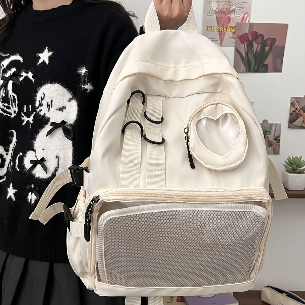 Ita Bag Japan Student Casual Clear Backpack