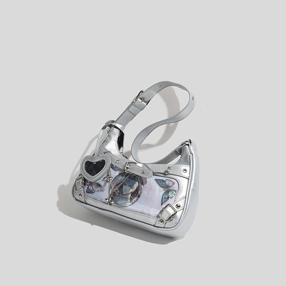 Ita Bag Mini Fake Leather Punk Hobo Bag