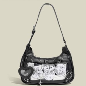 Ita Bag Mini Fake Leather Punk Hobo Bag