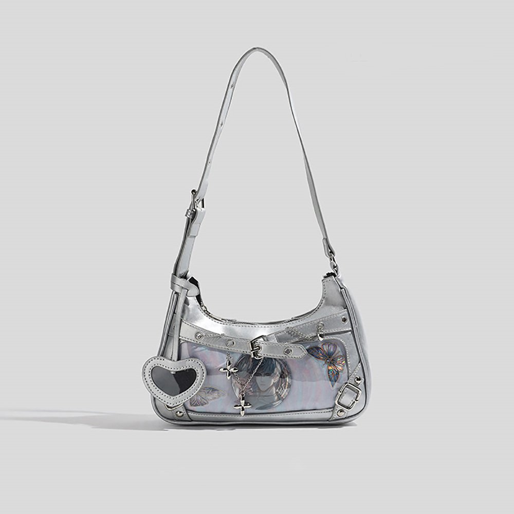 Ita Bag Mini Fake Leather Punk Hobo Bag