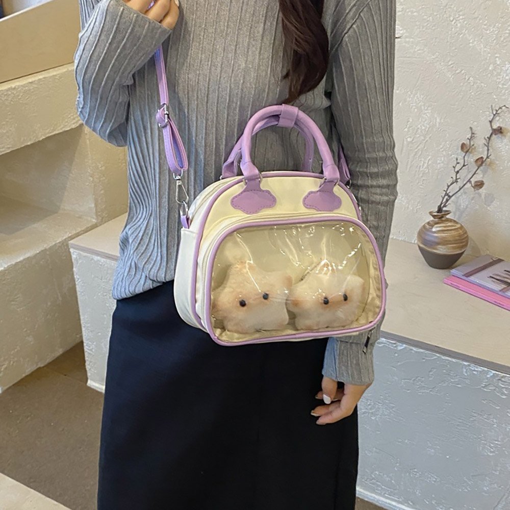 Ita Bag Mini Fake Leather Shell Style