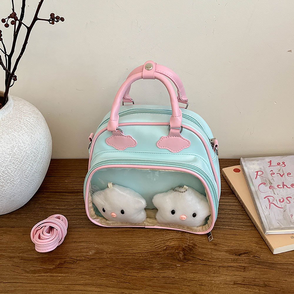 Ita Bag Mini Fake Leather Shell Style