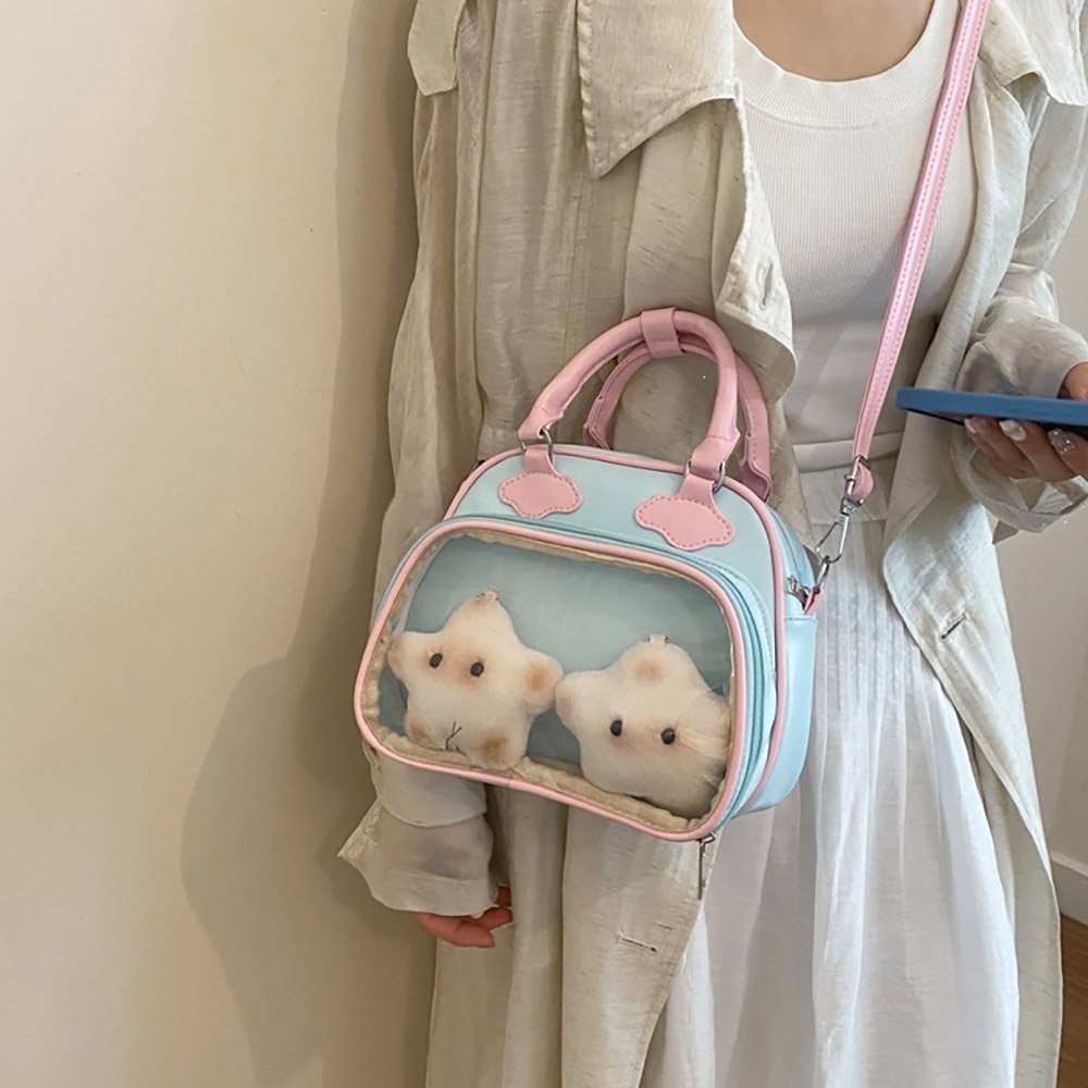 Ita Bag Mini Fake Leather Shell Style