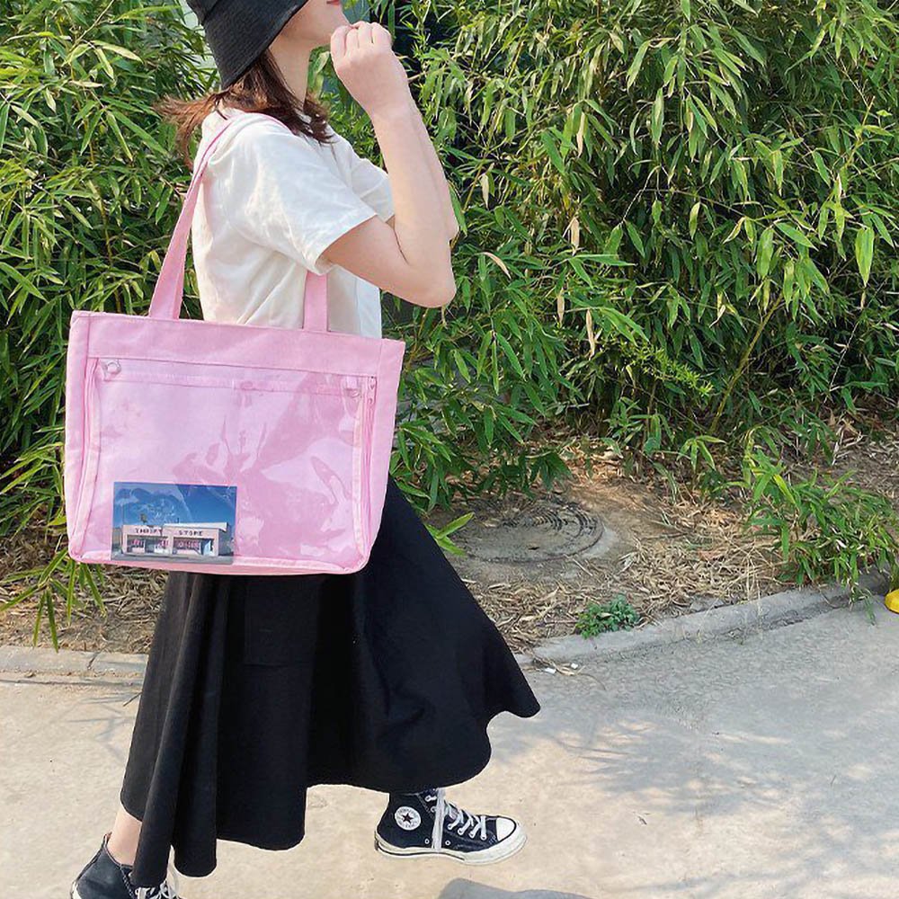 Ita Tote Bag Harajuku Canvas Large Zip