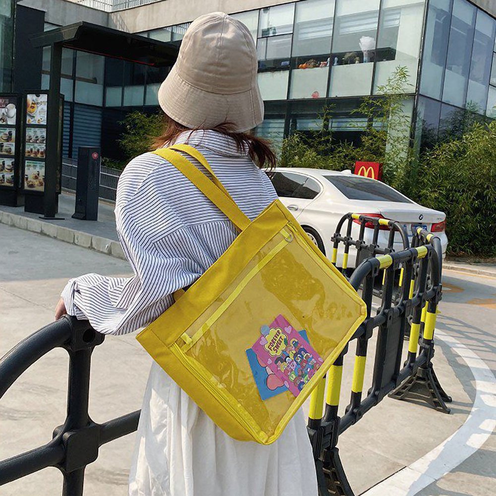 Ita Tote Bag Harajuku Canvas Large Zip