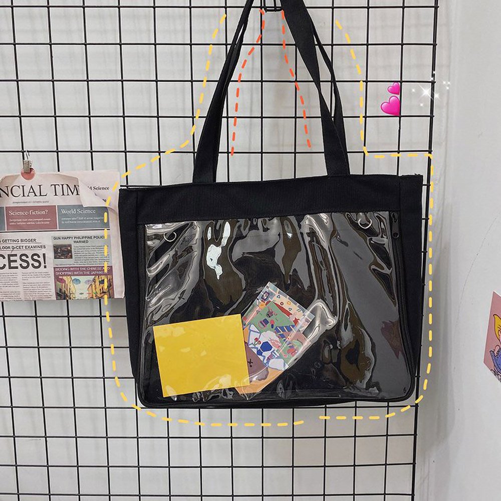 Ita Tote Bag Harajuku Canvas Large Zip