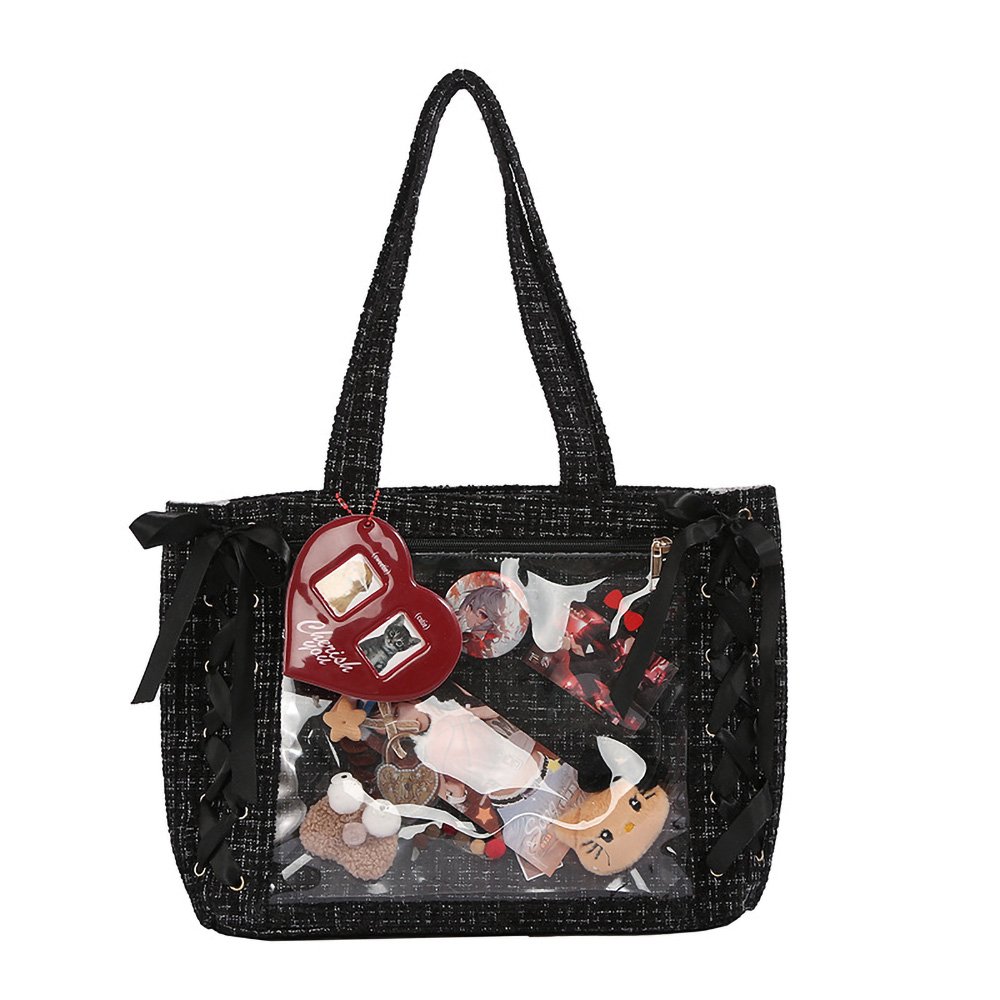 Japanese Ita Bag Tote Ribbon Lace-Up
