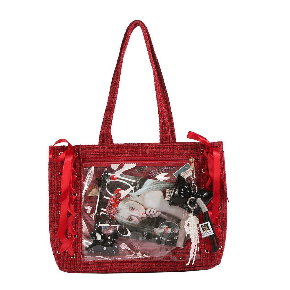 Japanese Ita Bag Tote Ribbon Lace-Up