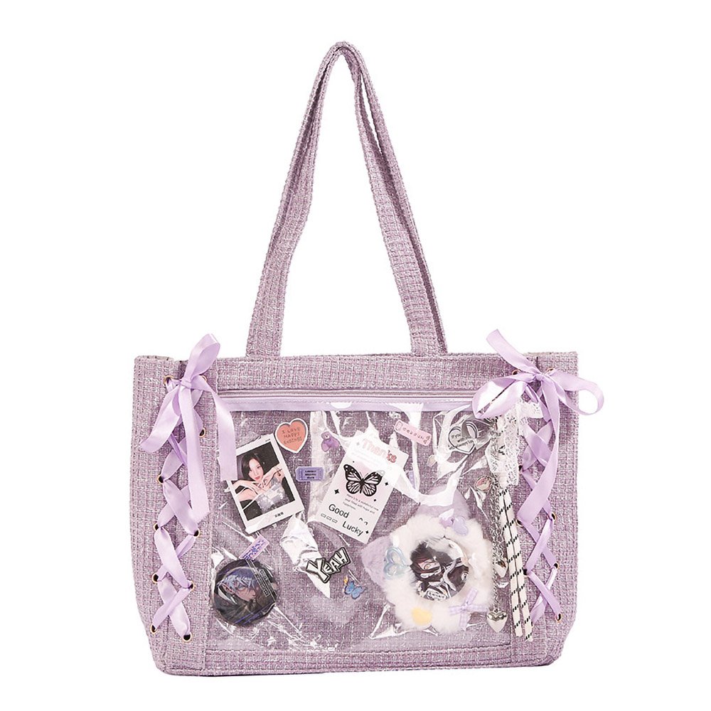Japanese Ita Bag Tote Ribbon Lace-Up