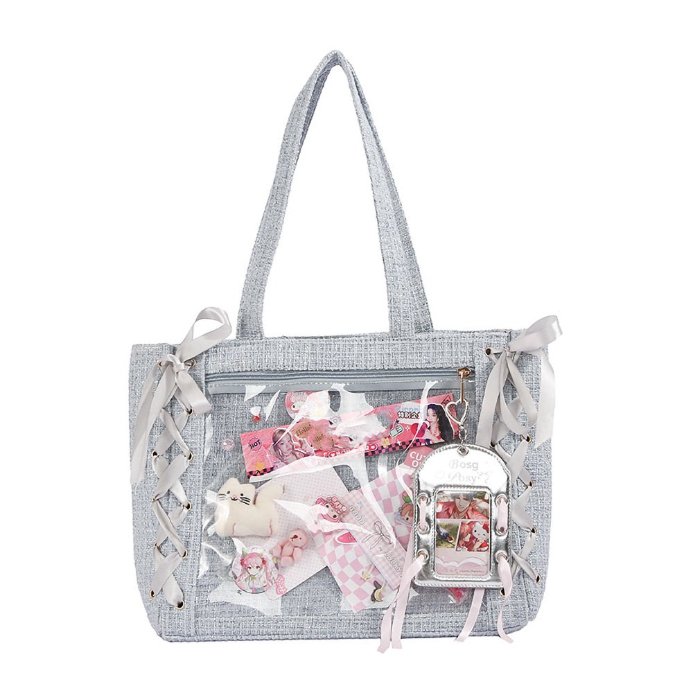 Japanese Ita Bag Tote Ribbon Lace-Up