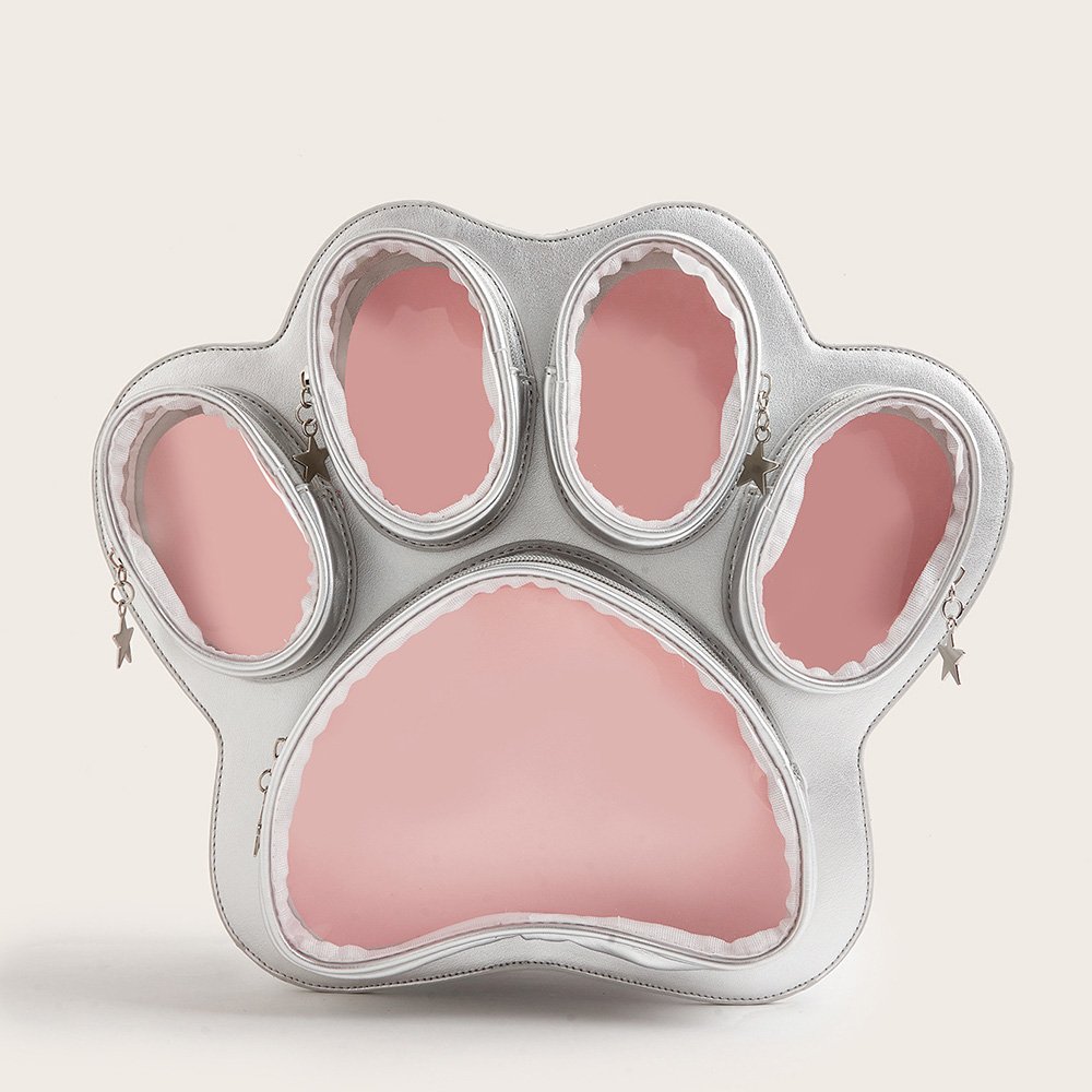 Kawaii Cat Paw Shaped Ita Bag Backpack Multi Color