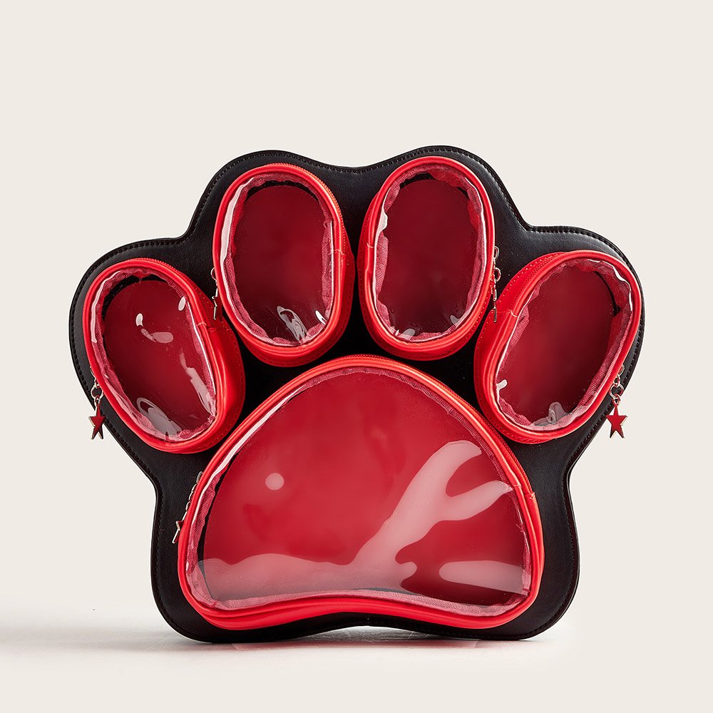 Kawaii Cat Paw Shaped Ita Bag Backpack Multi Color