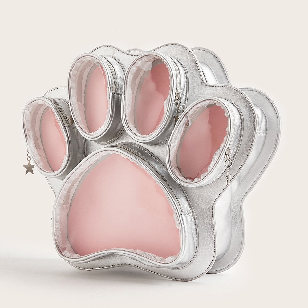 Kawaii Cat Paw Shaped Ita Bag Backpack Multi Color