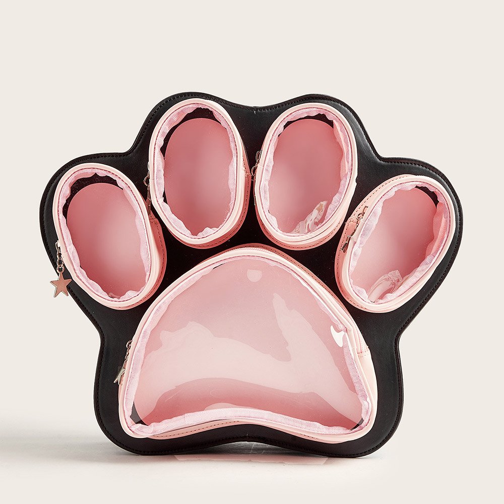 Kawaii Cat Paw Shaped Ita Bag Backpack Multi Color
