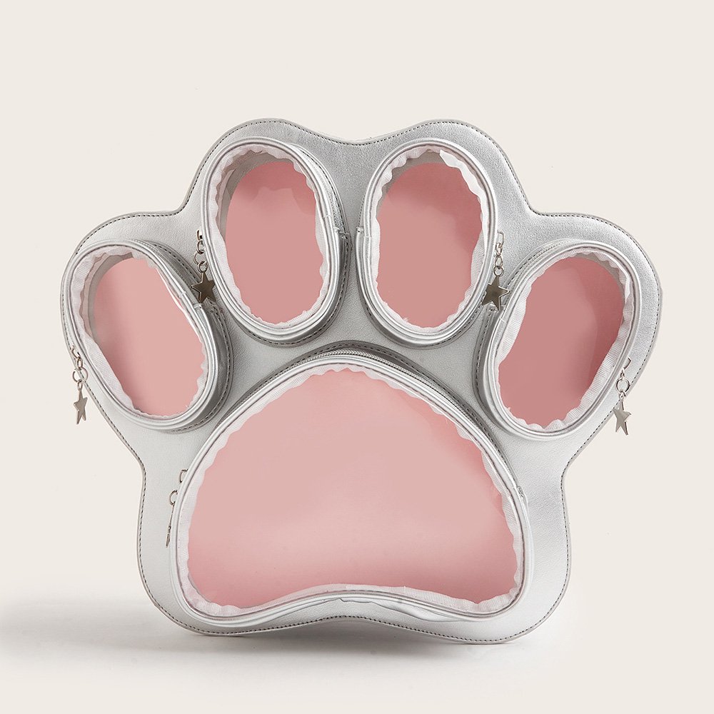 Kawaii Cat Paw Shaped Ita Bag Backpack Multi Color