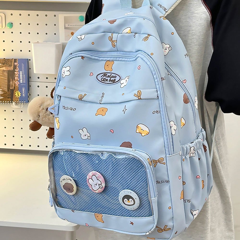 Kawaii Cute Ita Bag Backpack with Pin Display