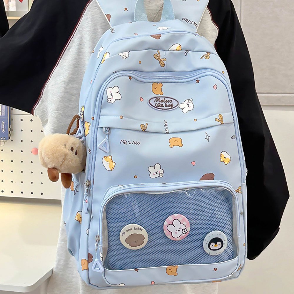 Kawaii Cute Ita Bag Backpack with Pin Display