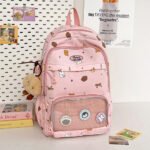 Pink Ita Bag Kawaii Cute Backpack with Pin Display