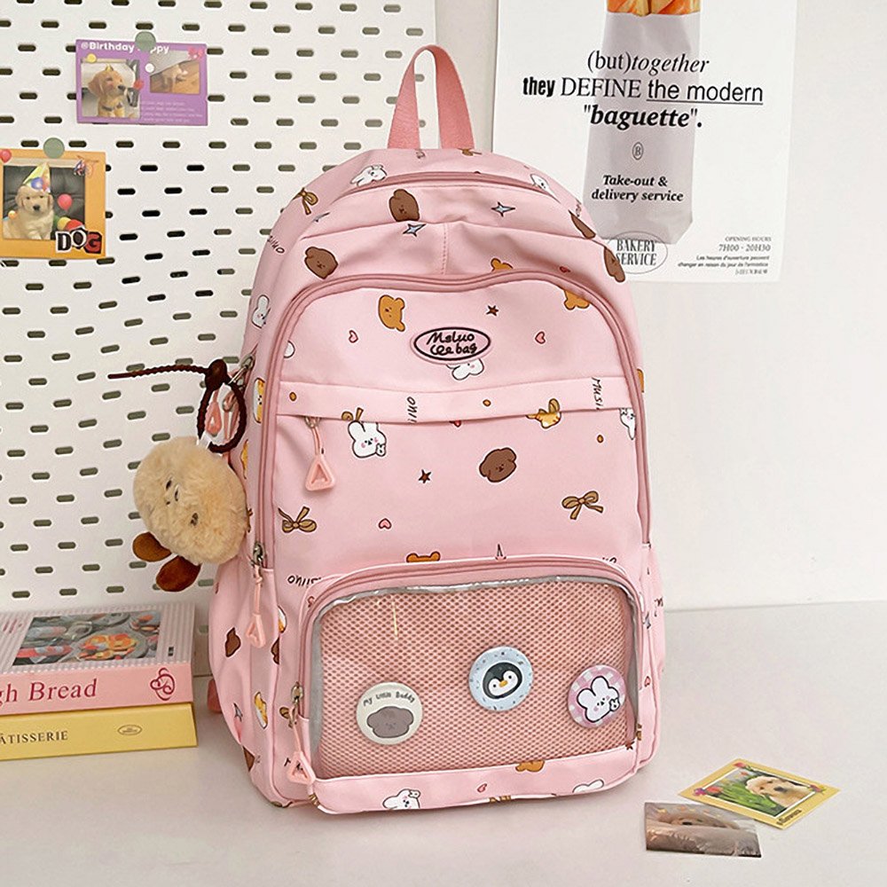 Kawaii Cute Ita Bag Backpack with Pin Display