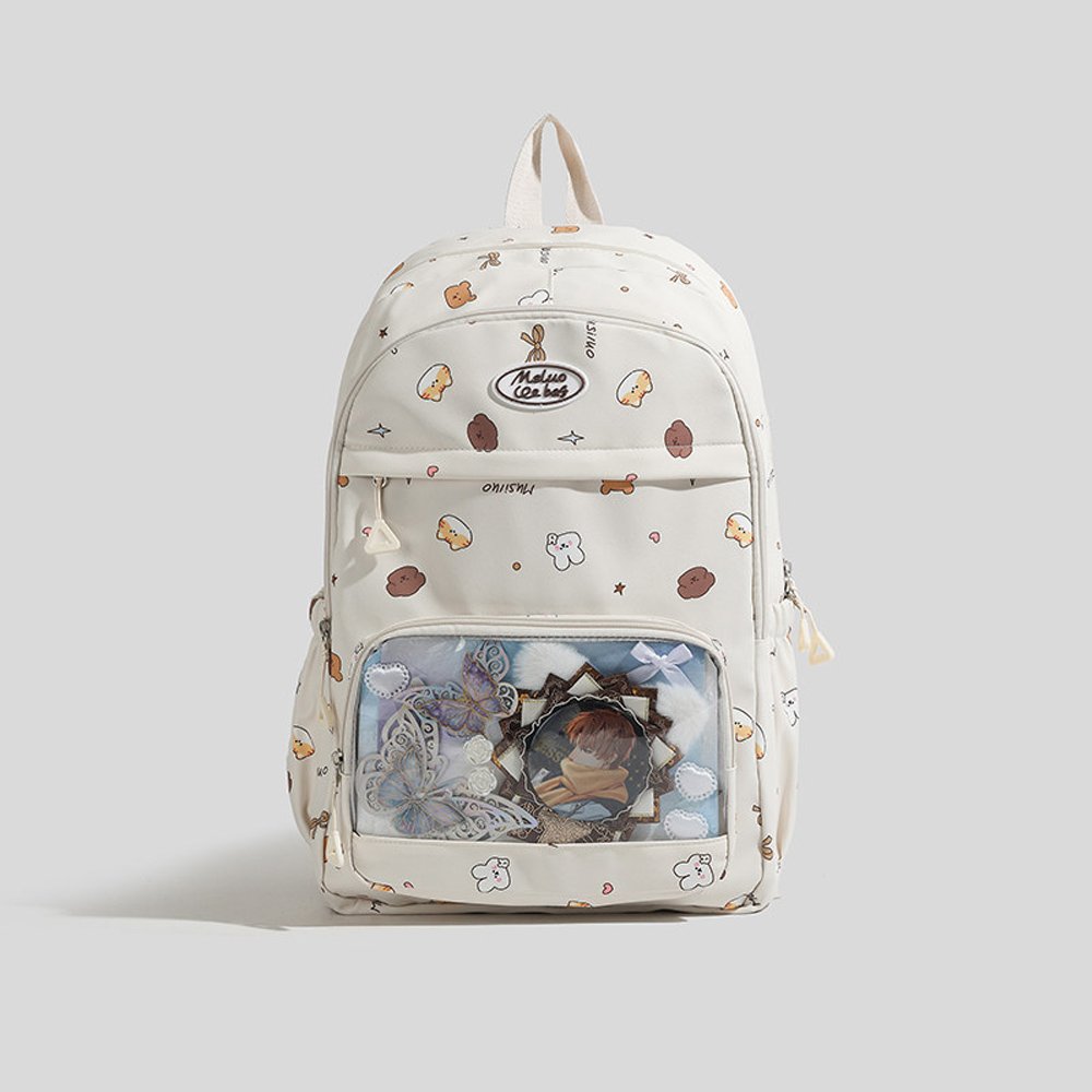 Kawaii Cute Ita Bag Backpack with Pin Display