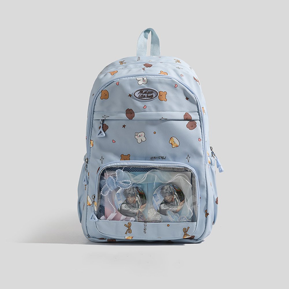 Kawaii Cute Ita Bag Backpack with Pin Display