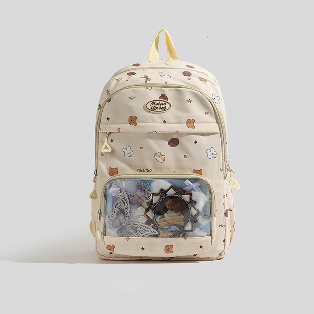 Kawaii Cute Ita Bag Backpack with Pin Display