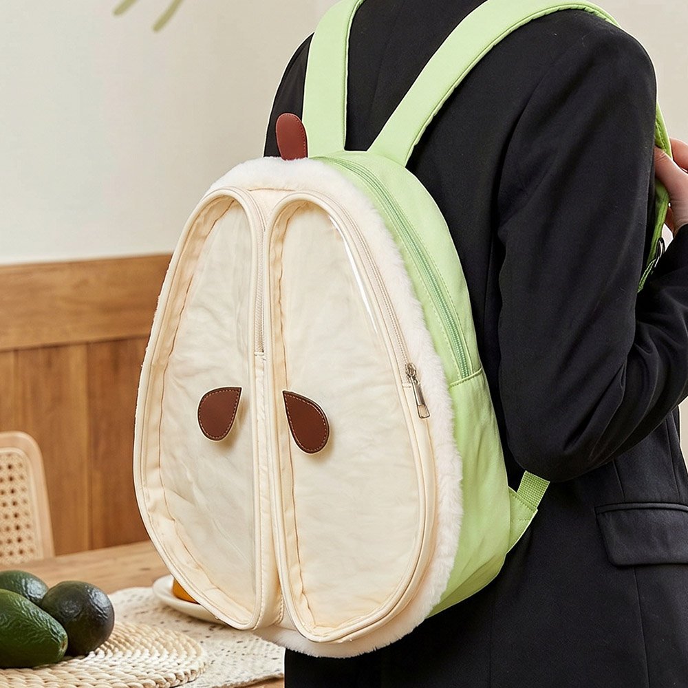 Kawaii Pear Shaped Ita Bag Backpack Clear Window