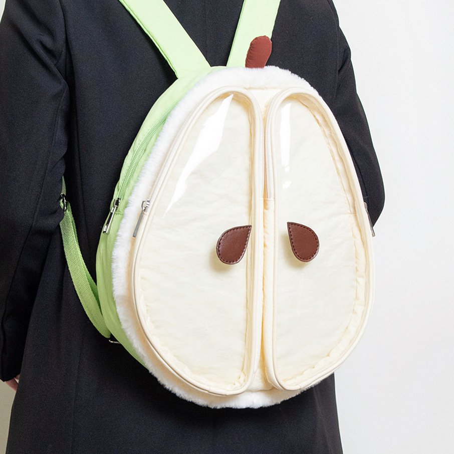 Kawaii Pear Shaped Ita Bag Backpack Clear Window