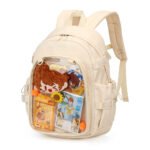 Kawaii School Ita Bag Backpack Clear Window Multi Color