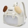 Mini Fake Leather Ita Bag - Color Block Dog