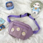 Mini Purple Ita Bag Japan Style Sling Chest Waist Pack