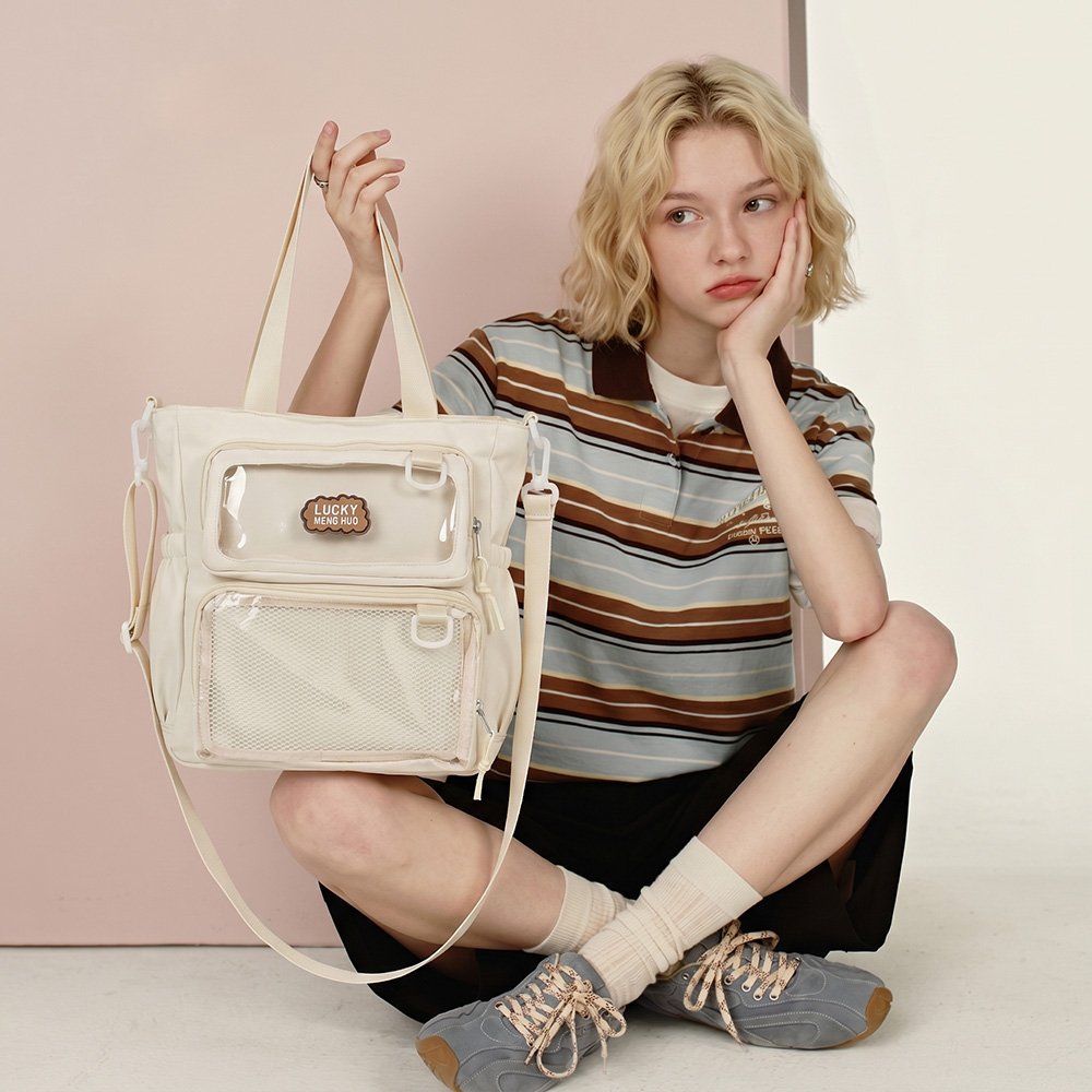 Multi-Color Ita Bag Crossbody - Clear Pin Tote