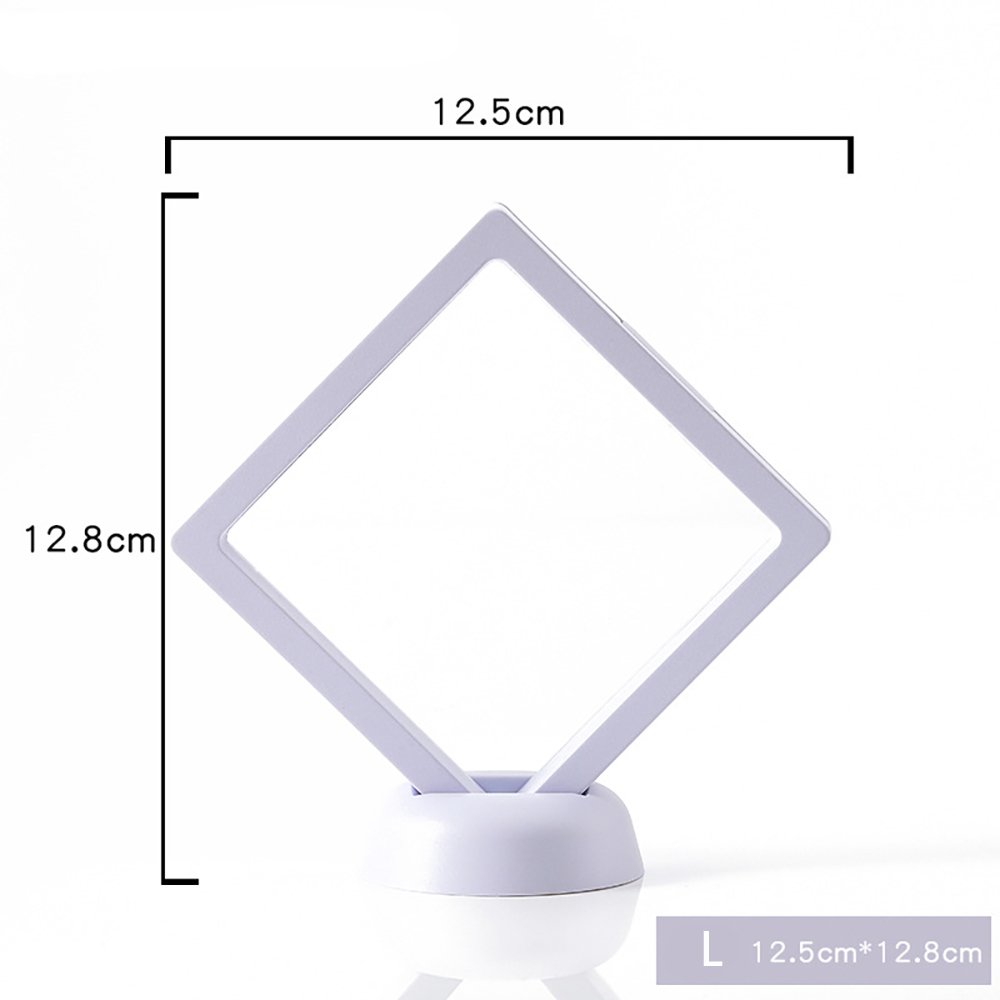 3D Floating Frame Display Case Anime Badge Stand