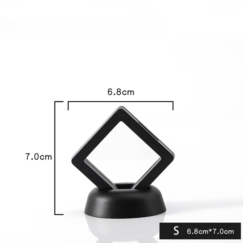 3D Floating Frame Display Case Anime Badge Stand
