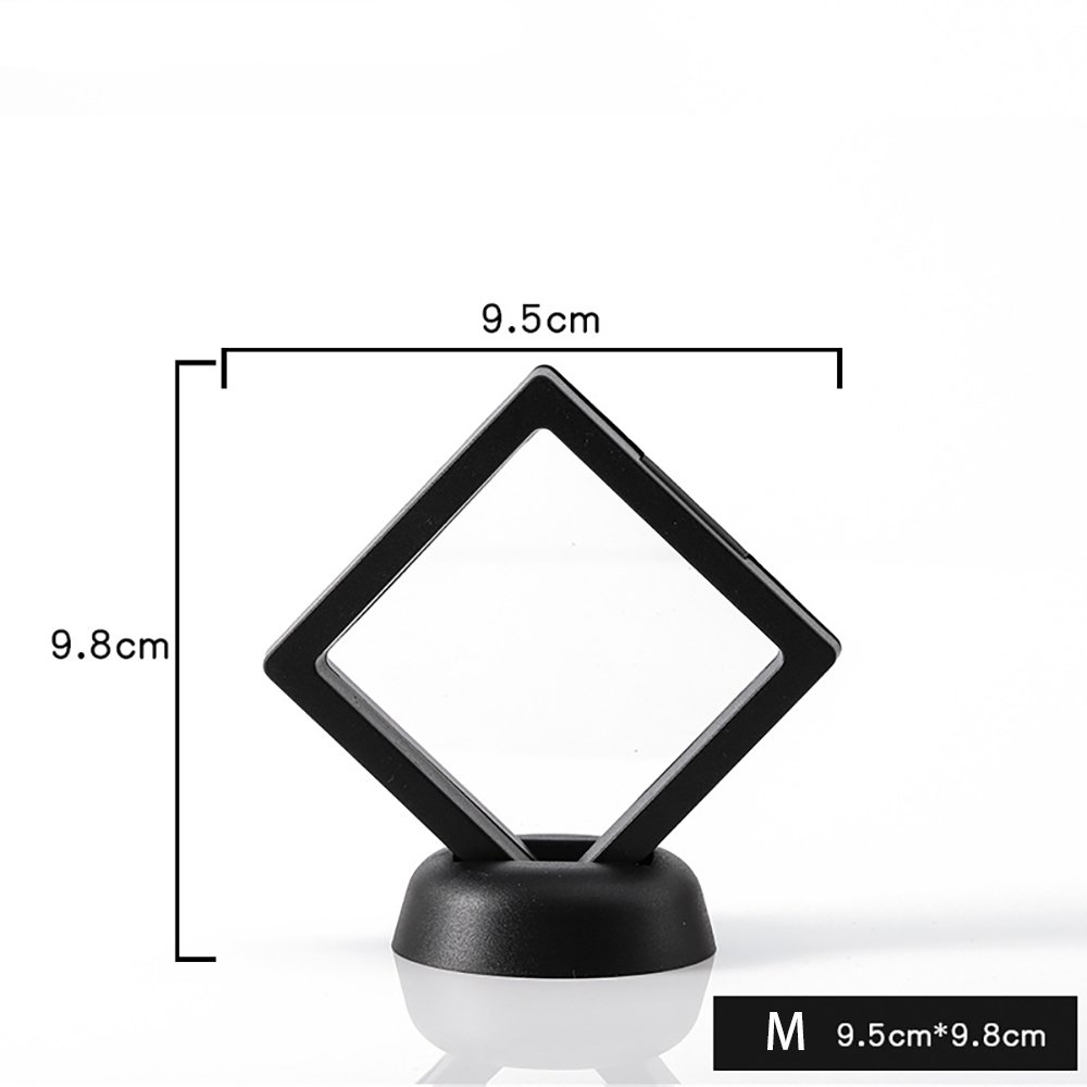 3D Floating Frame Display Case Anime Badge Stand