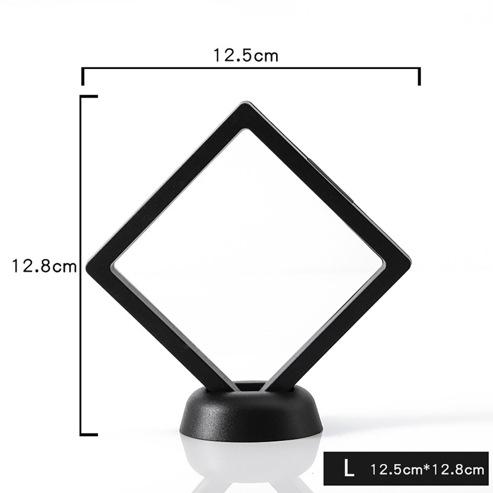 3D Floating Frame Display Case Anime Badge Stand