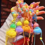 Acrylic Iridescent Gourd Ita Bag Charm