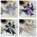 Angel Wing Ribbon Bow Ita Bag Pin