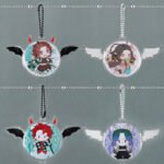 Anime Angel Devil Wing Badge Protector with Ball Chain
